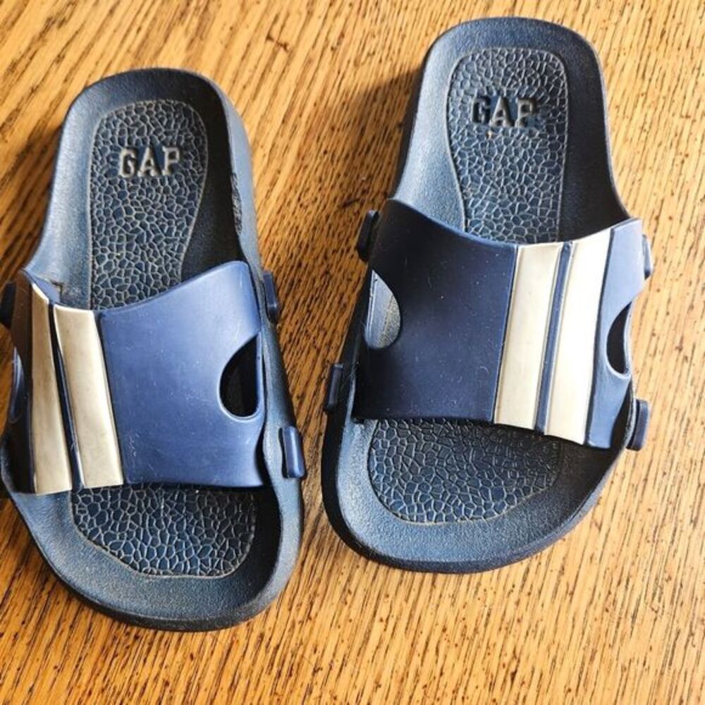 GAP‎ Little Boys Size 9/10 Y2K Flip Flops Retro Beach Shoes